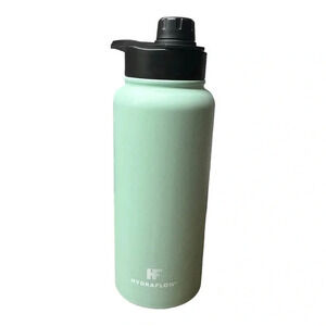 Hydraflow Water Bottle Triple Wall Insulated Stainless Steel Chug Lid Power Aqua